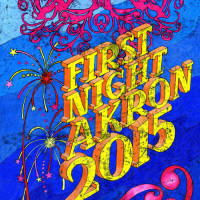 Gallery 2 - Request for proposal: First Night Akron 2017 button and poster art
