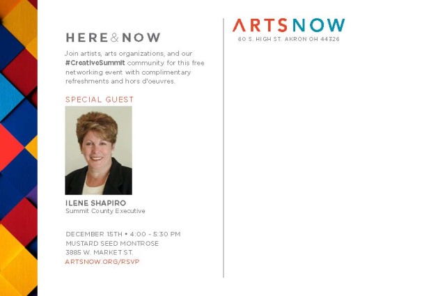 Gallery 1 - Here and Now w/ Special Guest Summit County Executive Ilene Shapiro