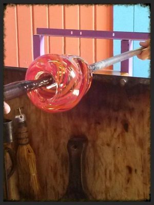 Glassblowing class schedule December to February