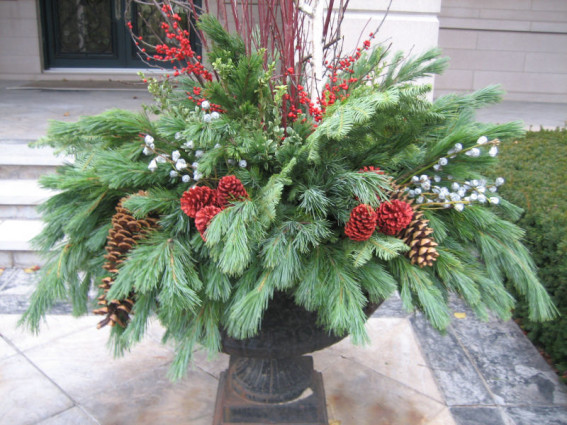 Winter Planter, Akron-Summit County Public Library, Maple Valley Branch ...