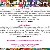 Gallery 1 - Artist as an Entrepreneur Institute: Full Course
