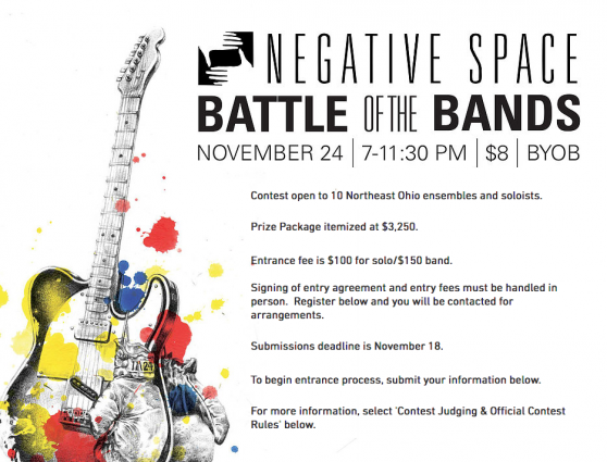 Gallery 1 - CALL FOR ARTISTS: Win complete recording package and concert at Negative Space!