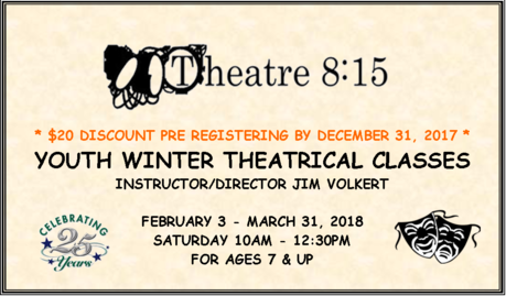 Gallery 1 - Youth Winter Theatrical Classes
