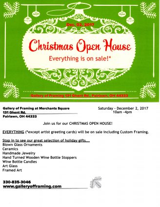 Gallery 5 - Christmas Open House