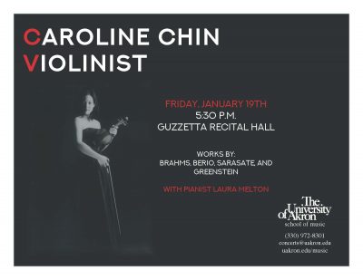 UA Guest Violinist: Caroline Chin