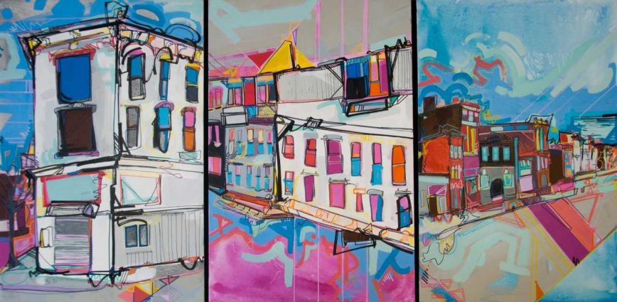 Gallery 1 - Neighborhoods at their colorful best through the eyes of Lizzi Aronhalt