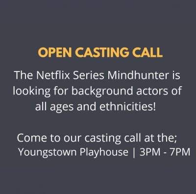 Mindhunter Casting Call At Youngstown Playhouse