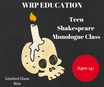 Teen Shakespare Monologue Class