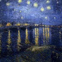 Brushes and Brews at Thirsty Dog TapHouse: Van Gogh "Starry Night over the Rhone"
