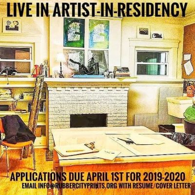 Live In Artist-In-Residence – Space Available