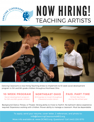 PAID Job Opportunity - Teaching Artist