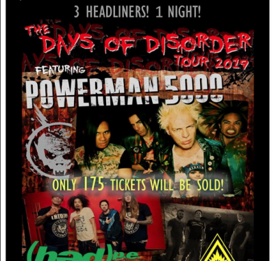 Powerman5000, with (hed)p.e. & Adema - A 175 Concert Experience!