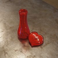 Heart and Bud Vase