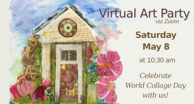 Virtual Art Party on World Collage Day