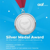 Silver Medal Award at the AAF-Akron Annual Meeting
