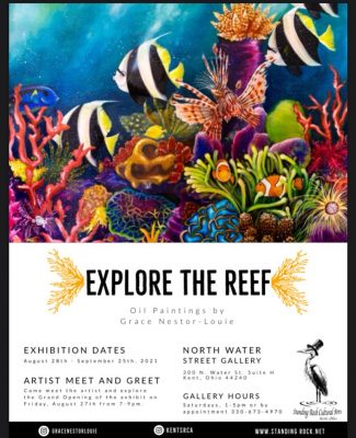 "Explore the Reef" - Paintings inspired by the Oce...