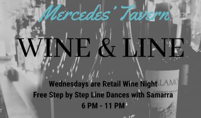 Wine & Line at Mercedes' Tavern