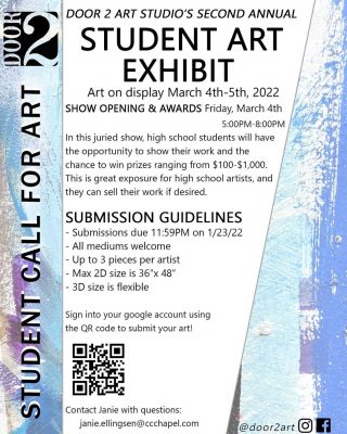 Call for Artists: Student Art Exhibit