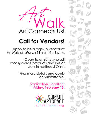 Call for Vendors: March 11 ArtWalk