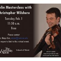 Violin Masterclass with Christopher Wilshere
