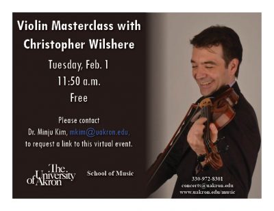 Violin Masterclass with Christopher Wilshere