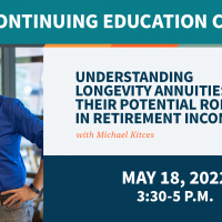 Virtual Continuing Education Course Featuring Michael Kitces
