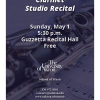 Clarinet Studio Recital