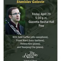 Faculty Clarinetist Stanislav Golovin
