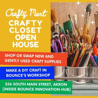 Crafty Supply Closet Open House