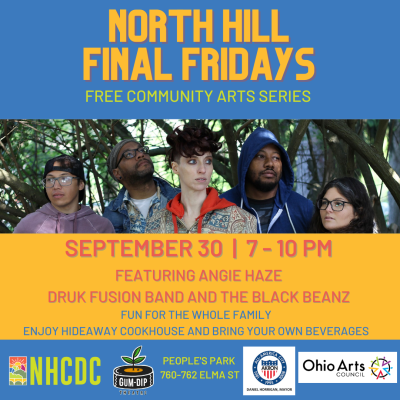 North Hill Final Fridays: Angie Haze, Druk Fusion Band, and the Black Beanz