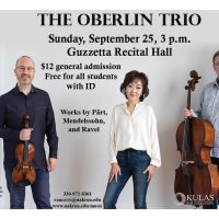 The Oberlin Trio - Kulas Concert