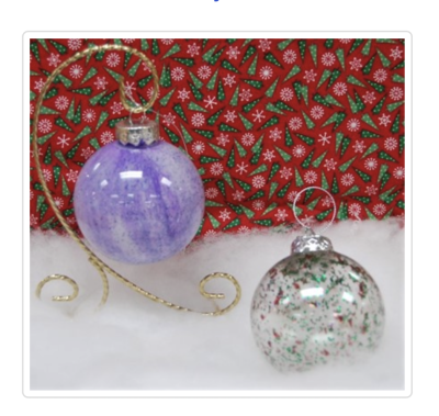 Quick Craft: Colorful Holiday Bulbs