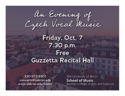 An Evening of Czech Vocal Music