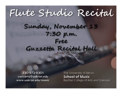 Flute Studio Recital