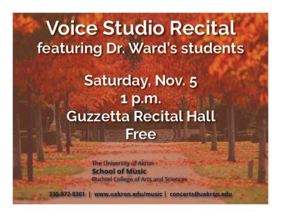 Ward Voice Studio Recital