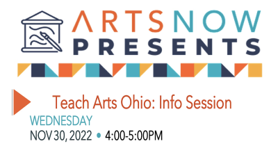 Teach Arts Ohio: Info Session