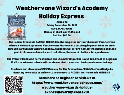 Weathervane Wizard's Academy- Holiday Express