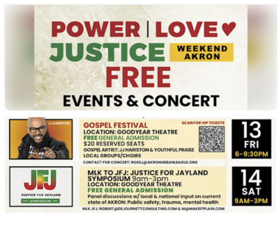 Martin Luther King Jr. Weekend Kickoff Gospel Concert and Justice for Jayland Symposium