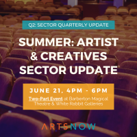 Summer: Artist & Creatives Sector Update