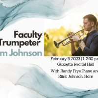 Faculty Trumpeter James Johnson in Recital