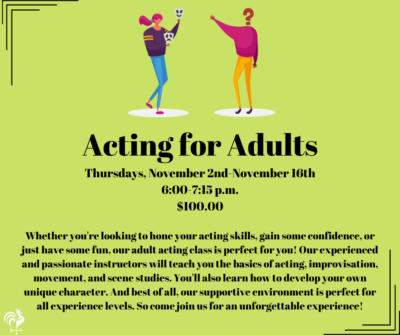 Acting For Adults