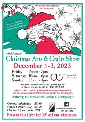 43rd Annual Christmas Arts & Crafts Fair at EJ Thomas