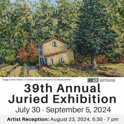 CALL FOR ENTRIES: 39th Annual Juried Exhibition