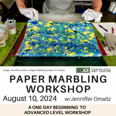Paper Marbling Workshop with Jenniffer Omaitz