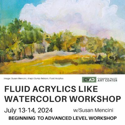 Fluid Acrylics Like Watercolor Workshop w/Susan Mencini