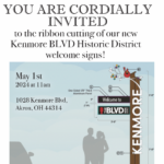 Ribbon Cutting- Kenmore BLVD Historic District Welcome Signs