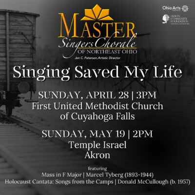"Singing Saved My Life" concert - Master Singers Chorale of Northeast Ohio