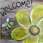 Paint Night at Punts & Pints: Welcome Bee